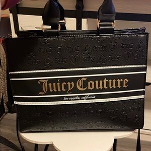 Juicy Couture Black Tote Bag